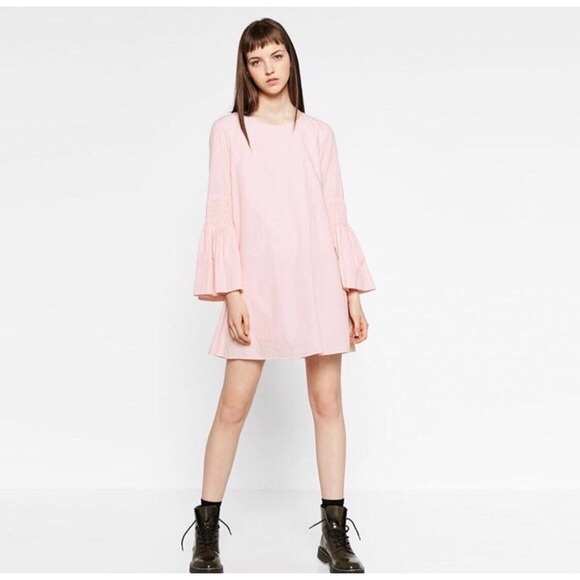 💐Zara Red & White Striped Bell Sleeve Romper - Picture 3 of 8